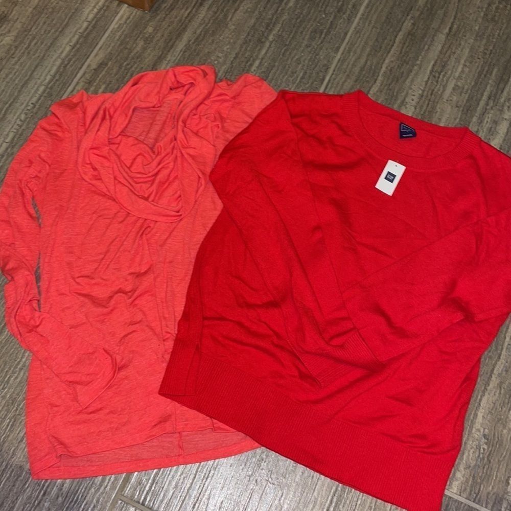 GAP- L- Sweater- NWT/ Cowl Neck shirt- 2 items